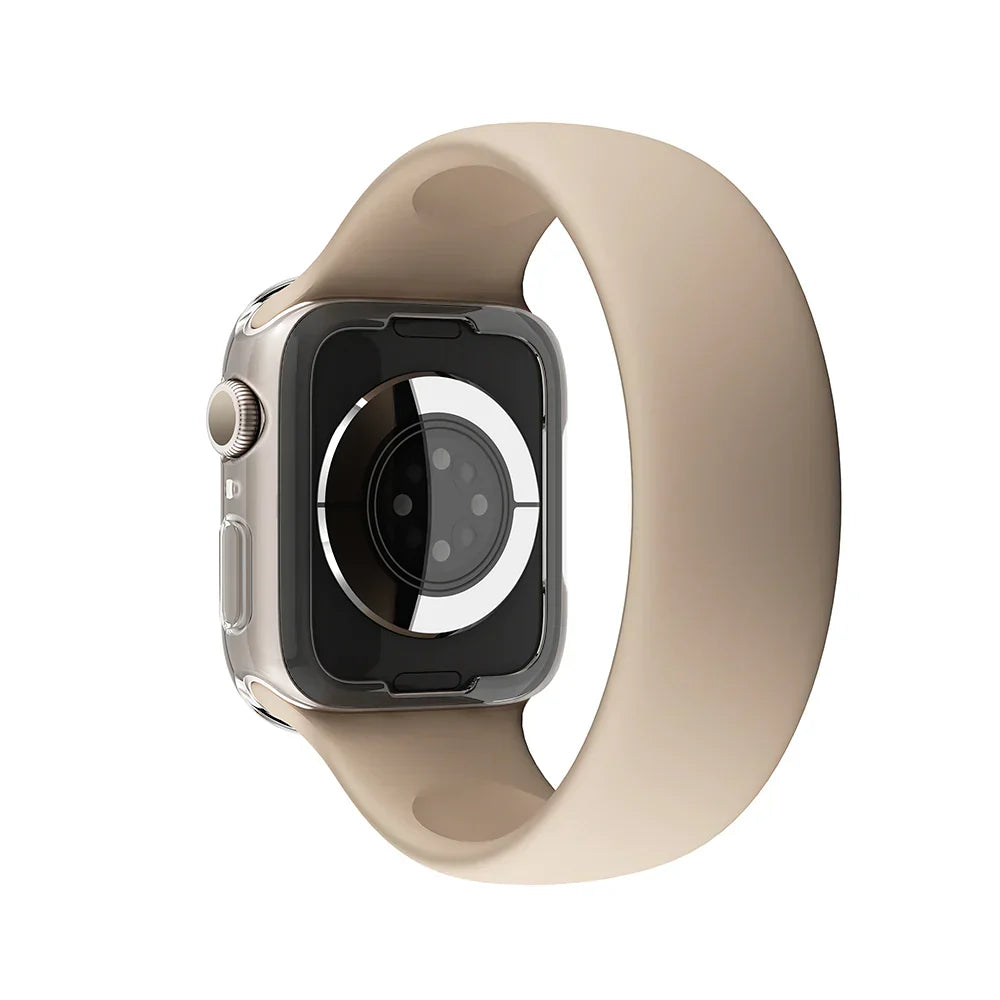 AmazingThing Quartz Pro Case for Apple Watch 45mm - Clear