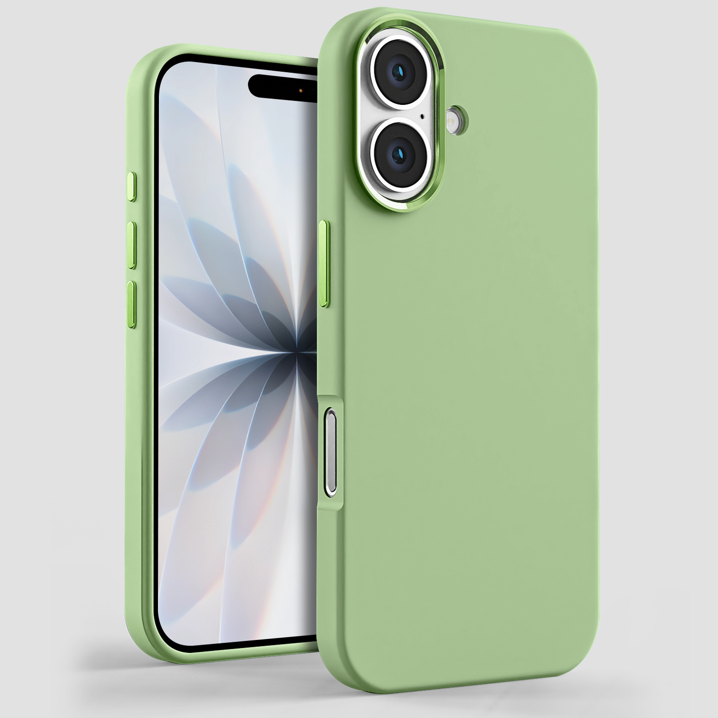 GRIPP RUBON MS CASE  IPH 17  - SAGE GRN