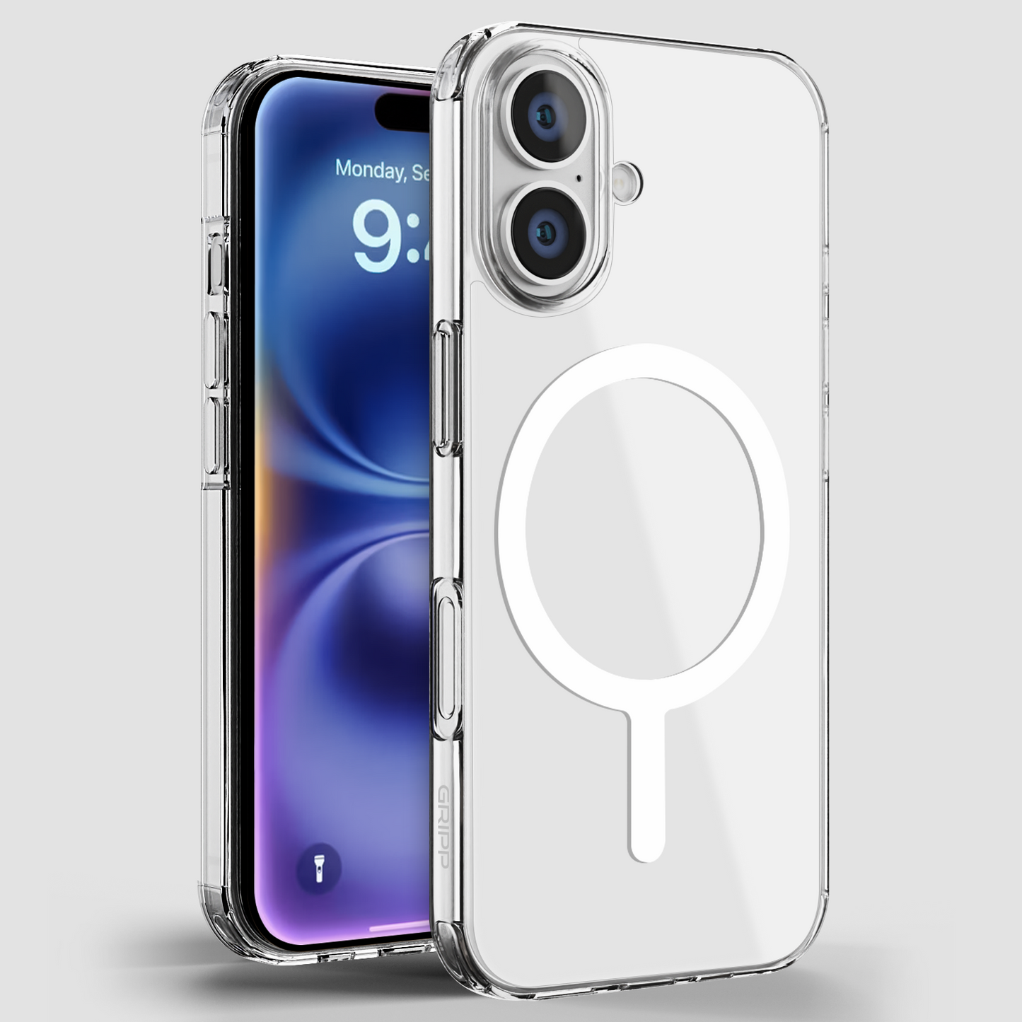 Gripp Magsafe Case for iPhone 16 Clear