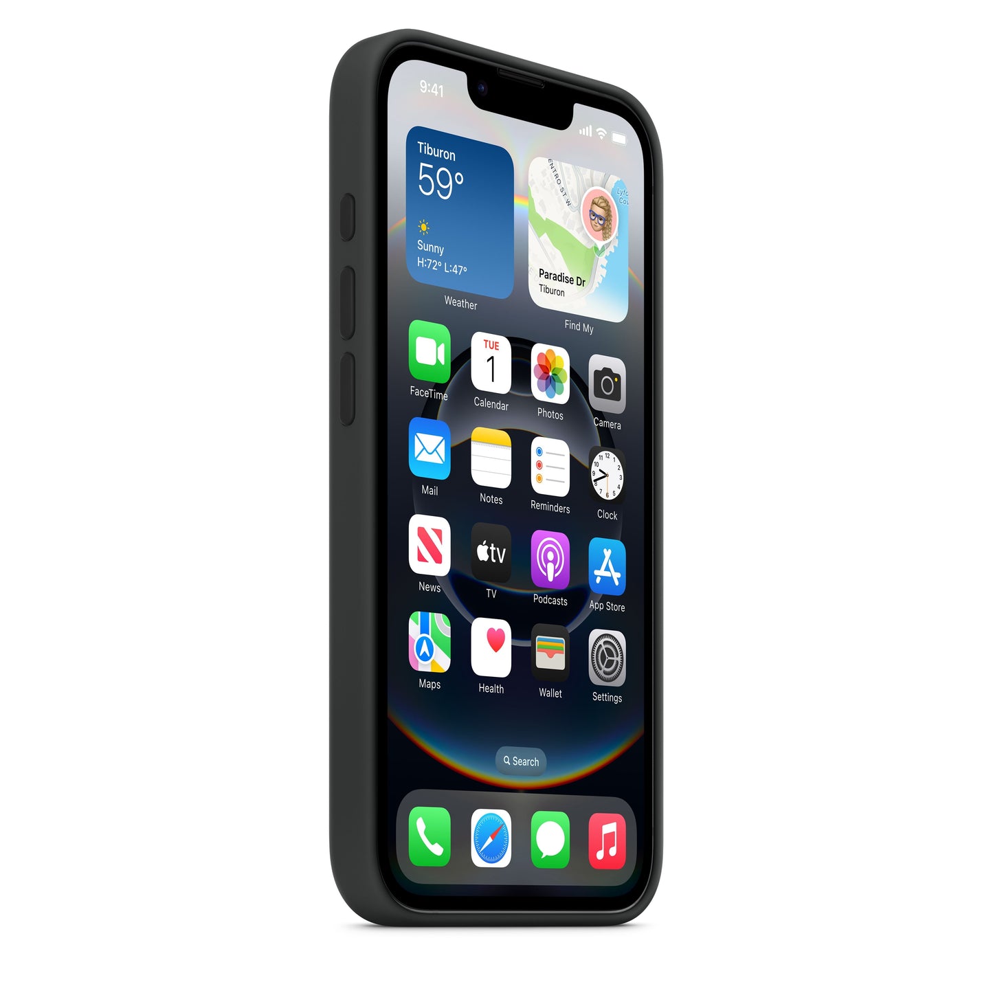 iPhone 16e Silicone Case  Black