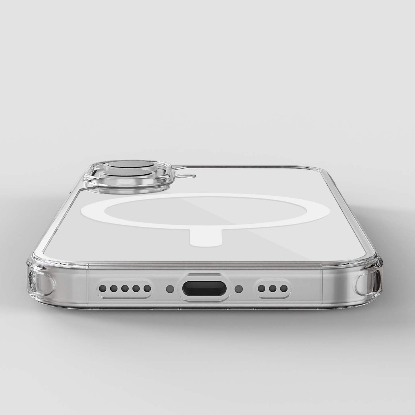GRIPP MS CASE-iPh16 PLUS WHITE RING-CLR