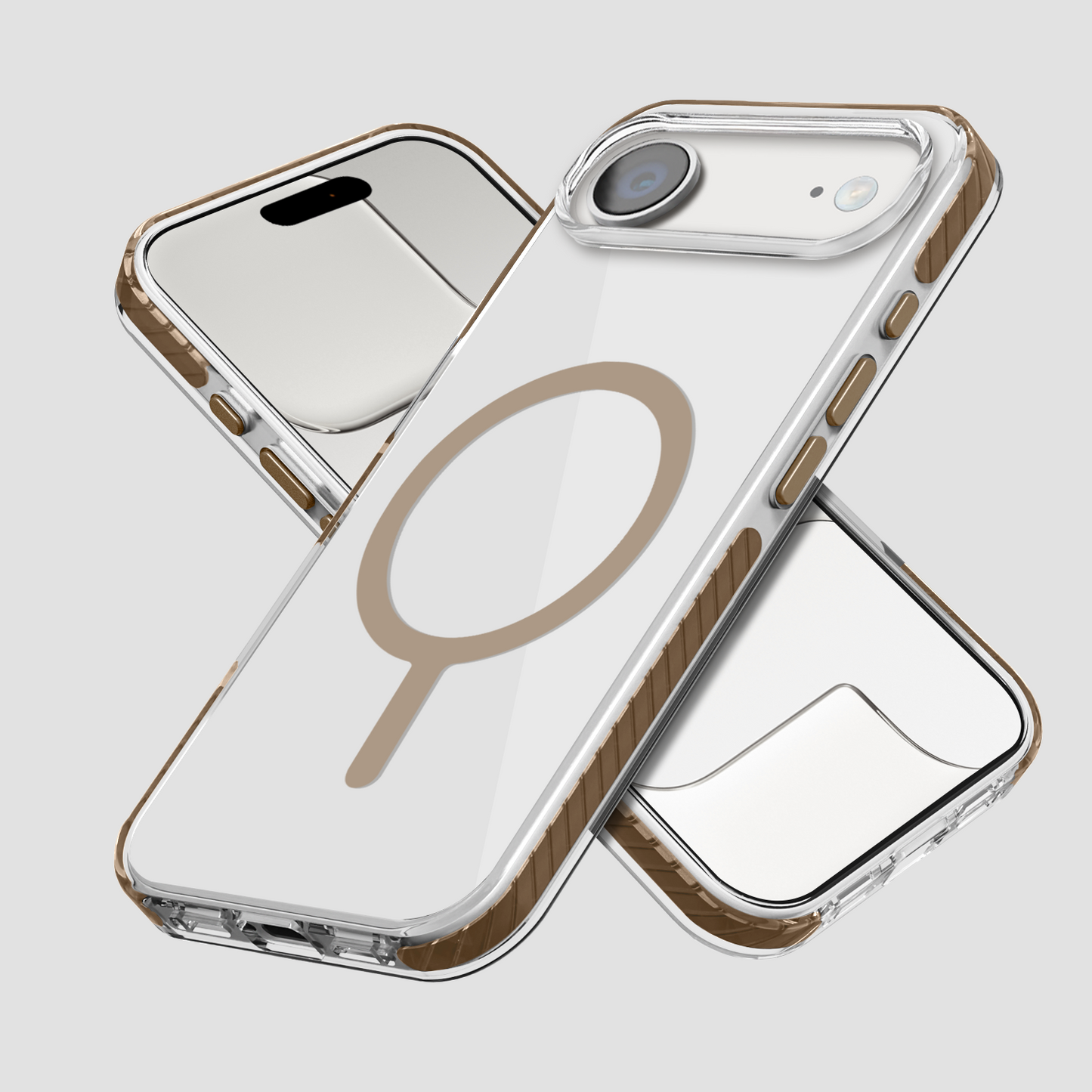 GRIPP RUBON MS CASE  IPH 17- CLAY