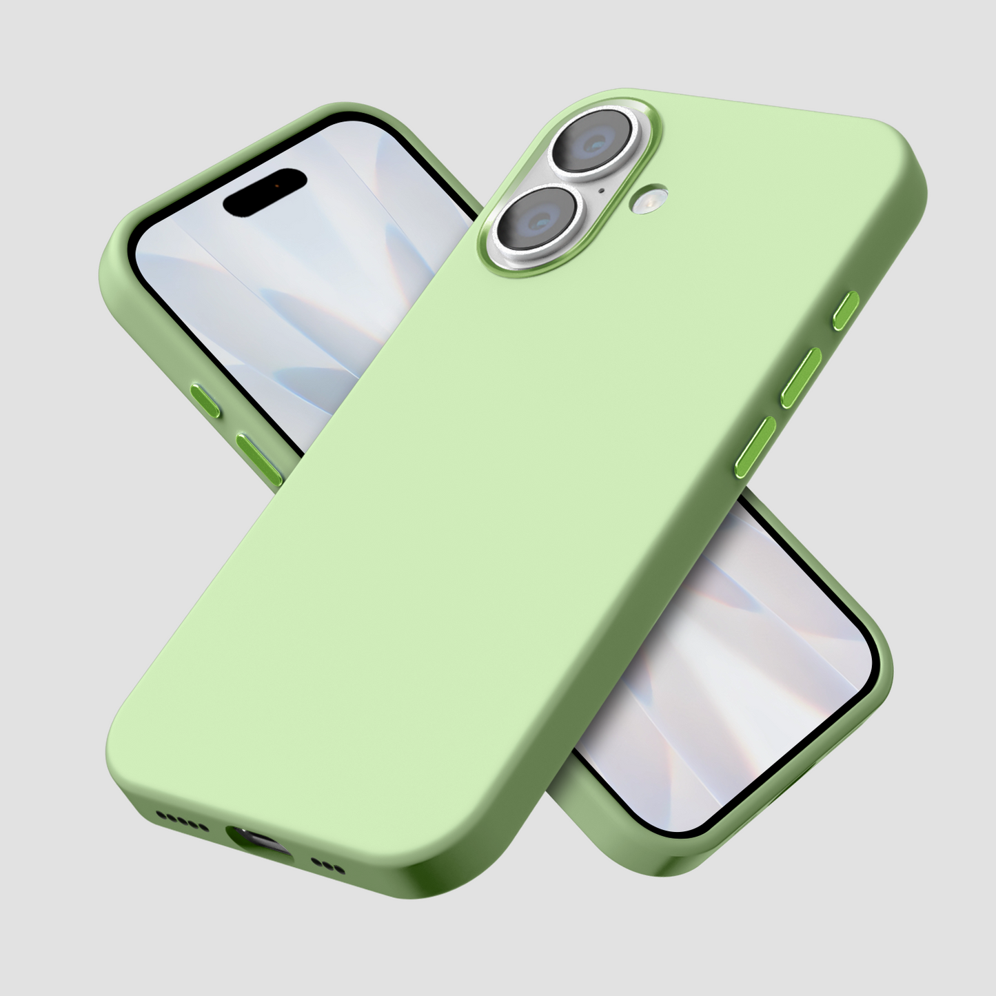 GRIPP RUBON MS CASE  IPH 17  - SAGE GRN