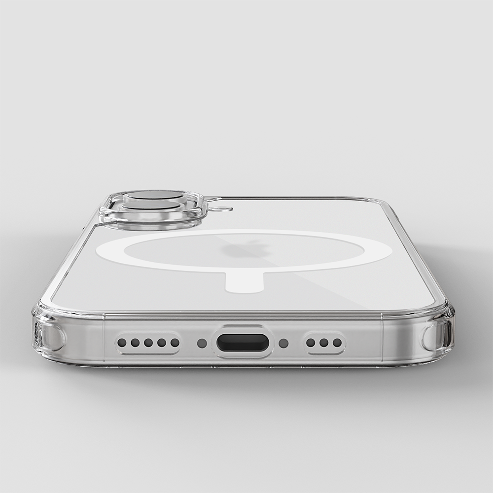 GRIPP MS CASE-iPh16-WHITE RING-CLRFROST