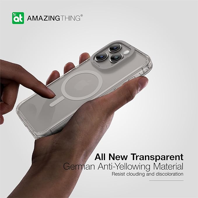 AmazingThings Titan Pro Magnetic Case for iPhone 15 Pro Max - Grey