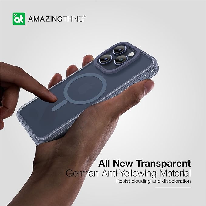 AmazingThings Titan Pro Magnetic Case for iPhone 15 Pro Max - Blue