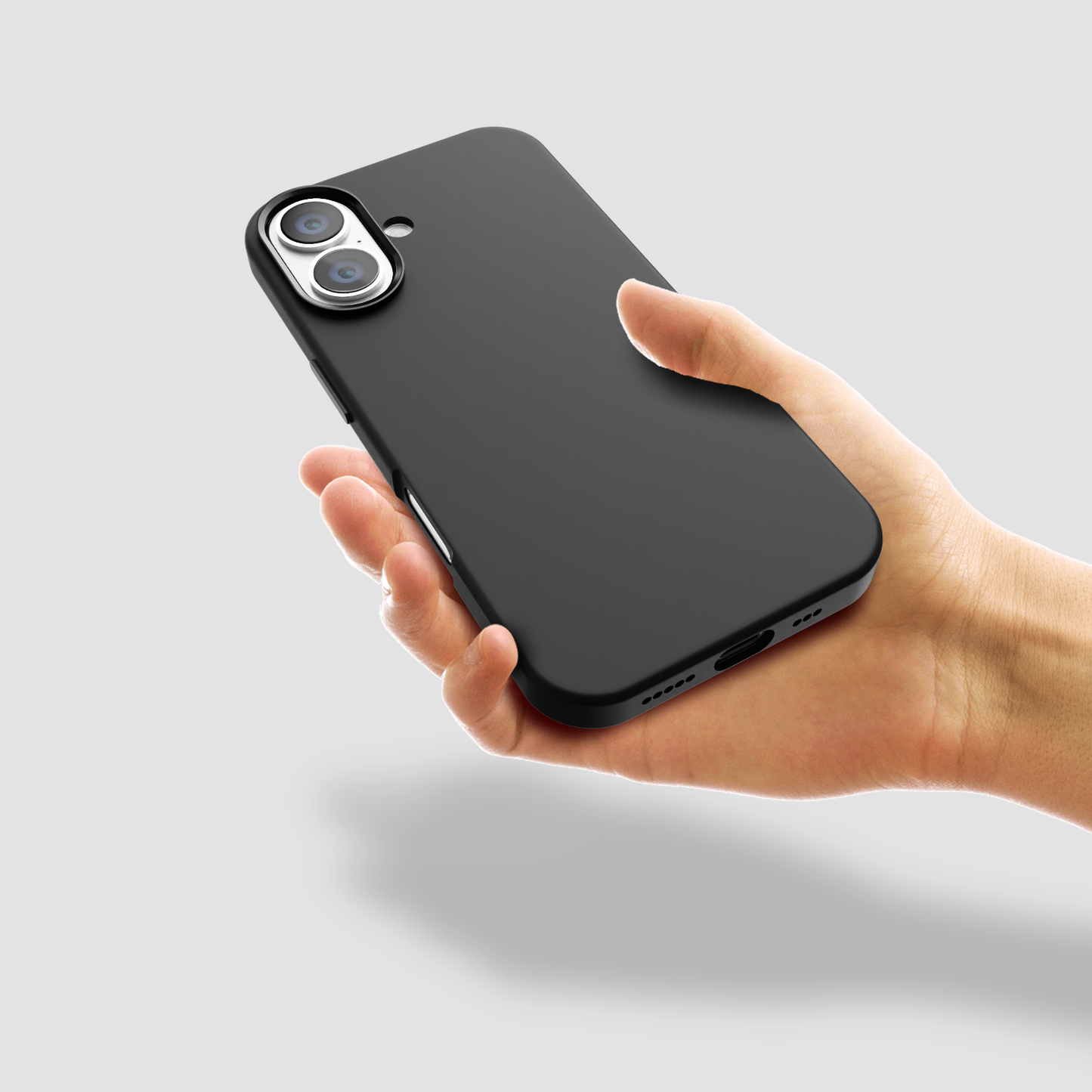 GRIPP RUBON MS CASE-iPh 16 PLUS-BLK