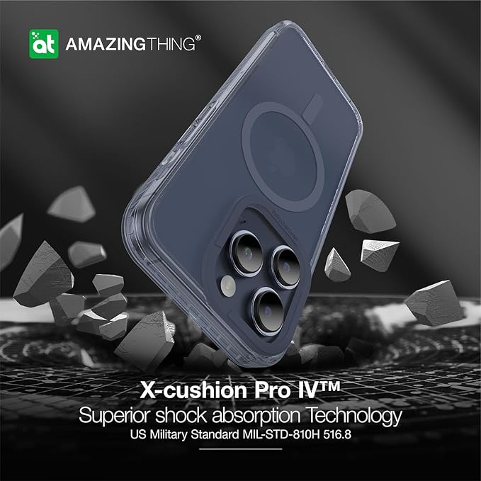 AmazingThings Titan Pro Magnetic Case for iPhone 15 Pro Max - Blue