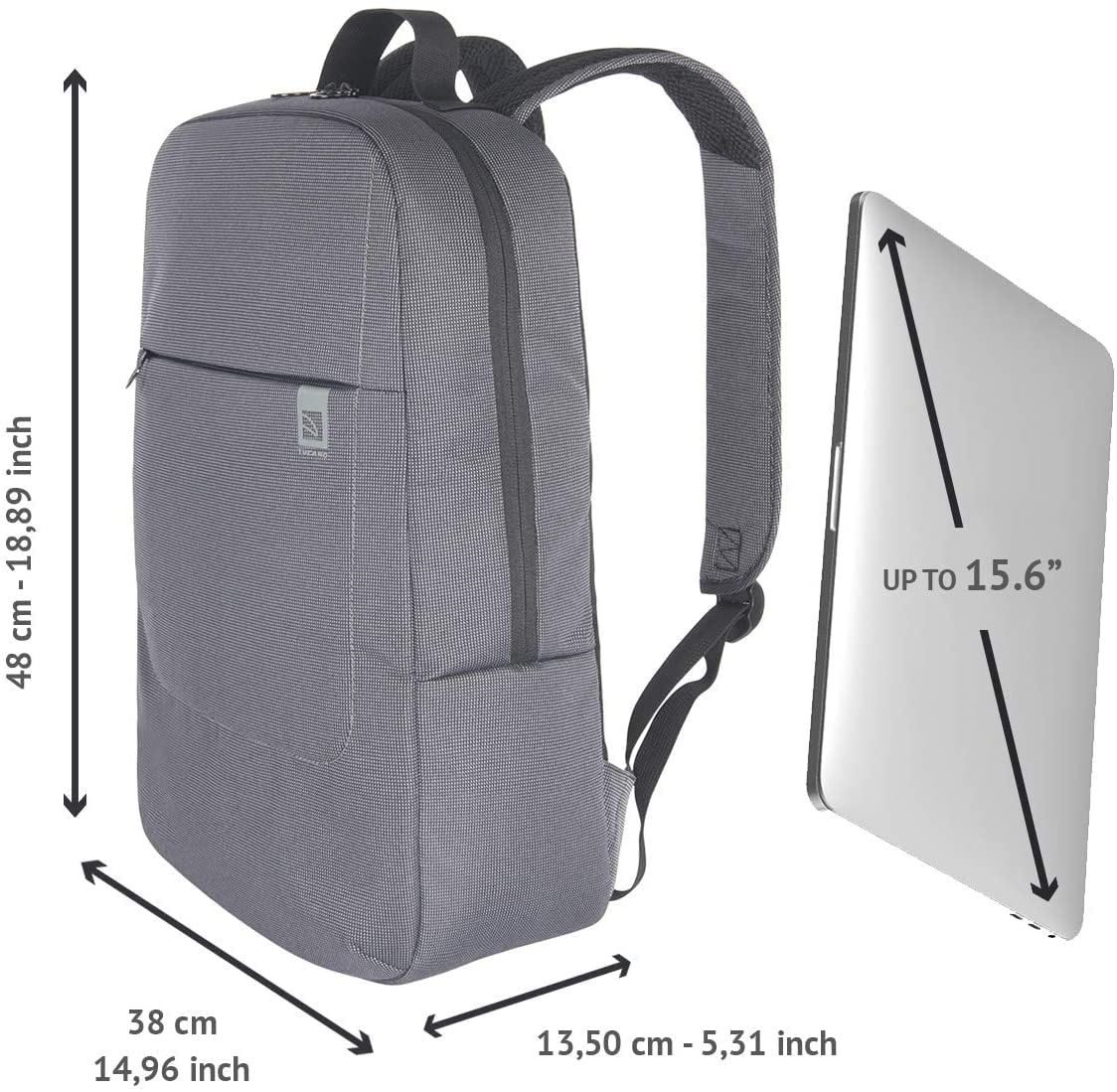 Tucano Loop Backpack for MacBook up to 15.6" - Black
