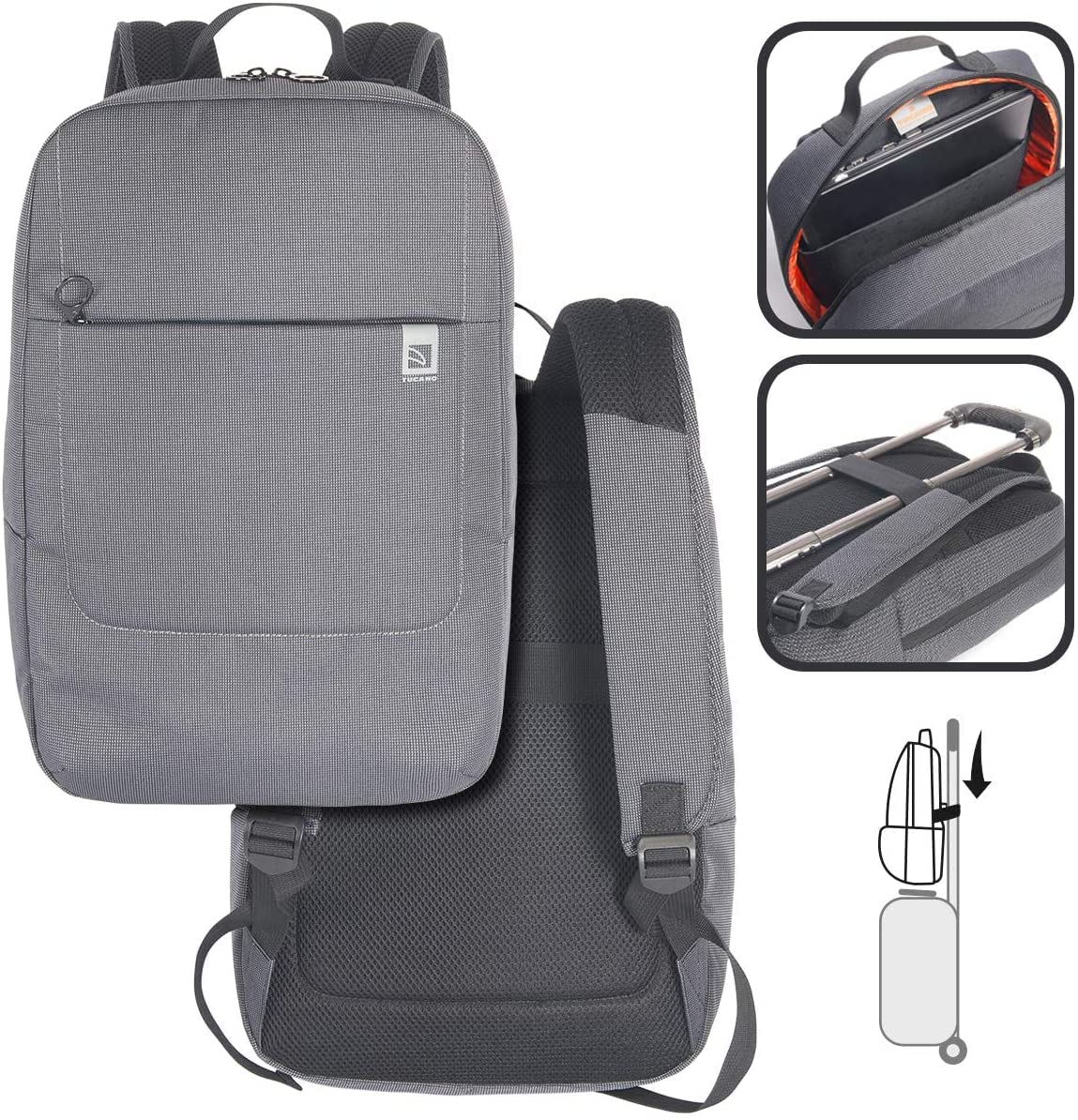 Tucano Loop Backpack for MacBook up to 15.6" - Black