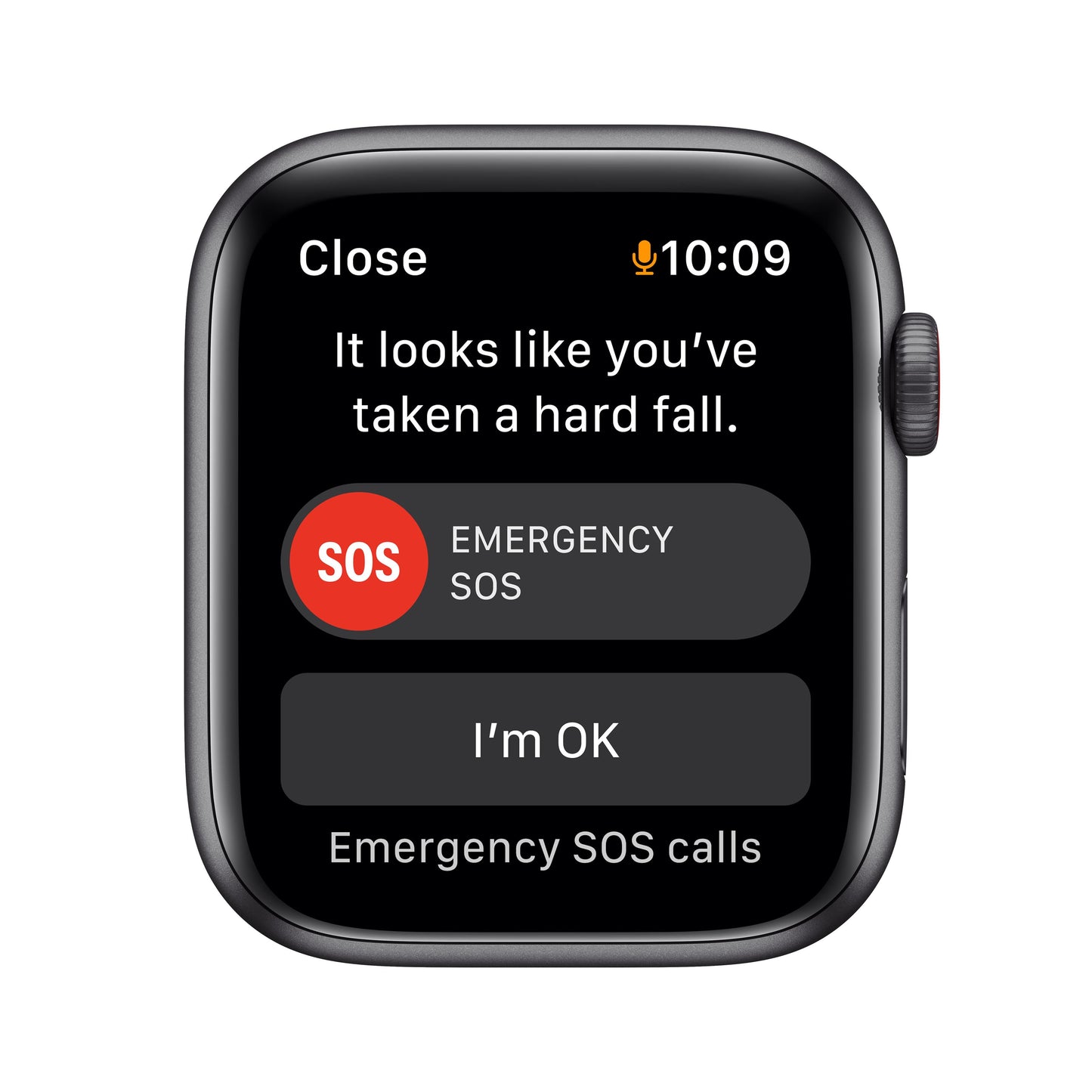 Apple Watch Nike SE GPS + Cellular, 44mm Space Grey Aluminium Case with Anthracite/Black Nike Sport Band - Regular