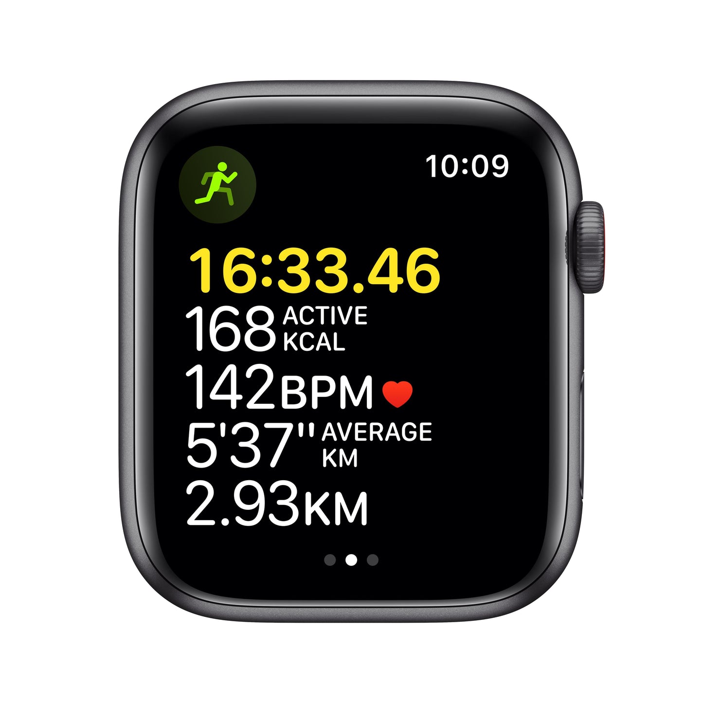 Apple Watch SE GPS + Cellular, 44mm Space Grey Aluminium Case with Midnight Sport Band - Regular