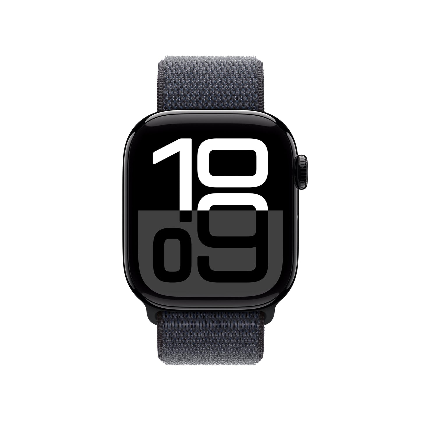 Apple Watch Series 10 GPS 42mm Jet Black Aluminium Case with Ink Sport Loop
