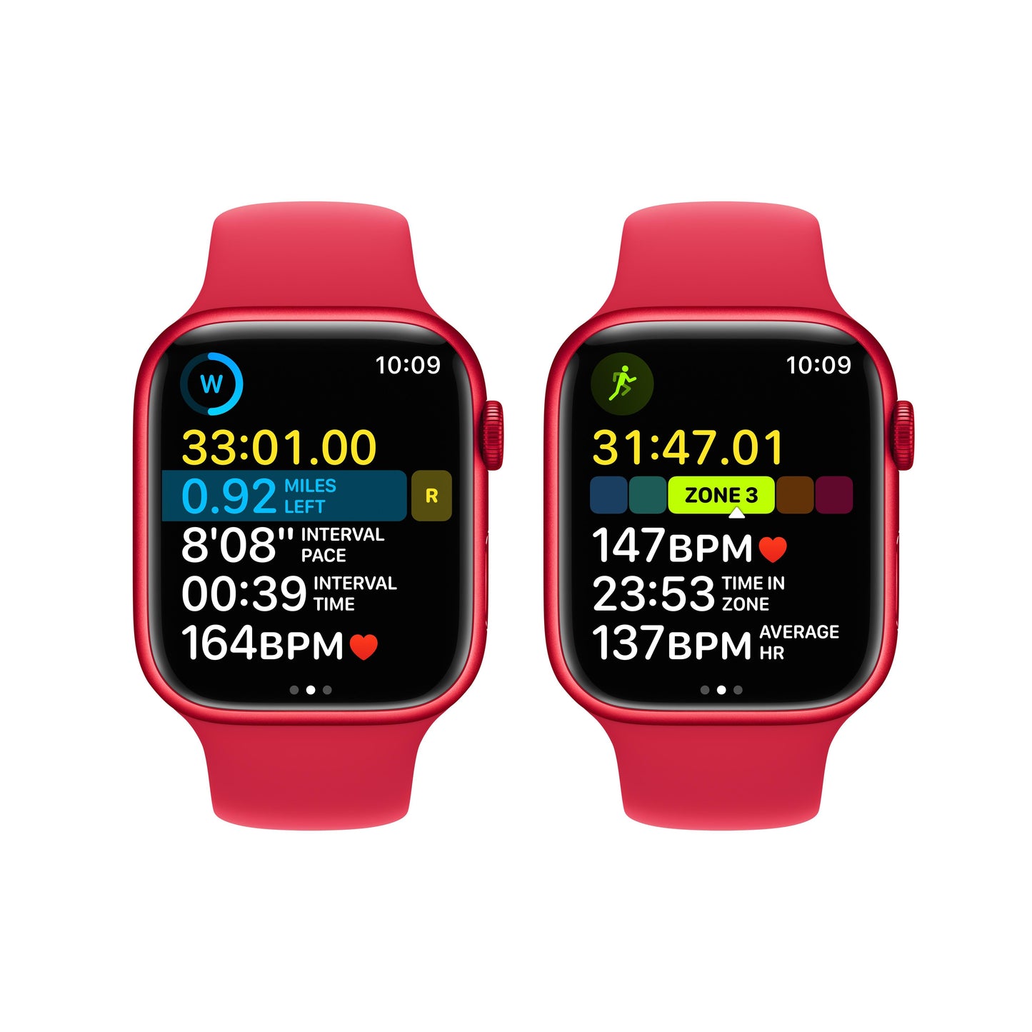 Apple Watch Series 8 GPS + Cellular 45mm (PRODUCT)RED Aluminium Case with (PRODUCT)RED Sport Band - Regular