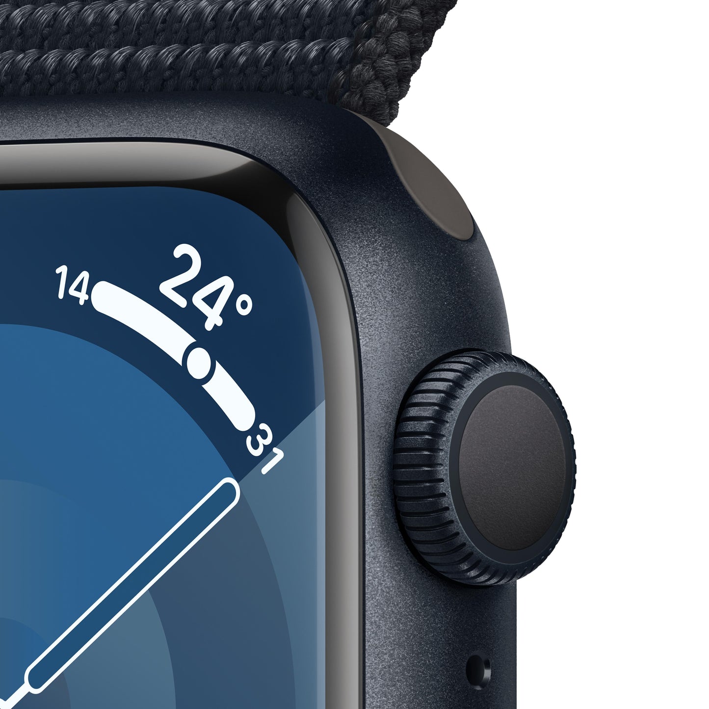 Apple Watch Series 9 GPS 41mm Midnight Aluminium Case with Midnight Sport Loop