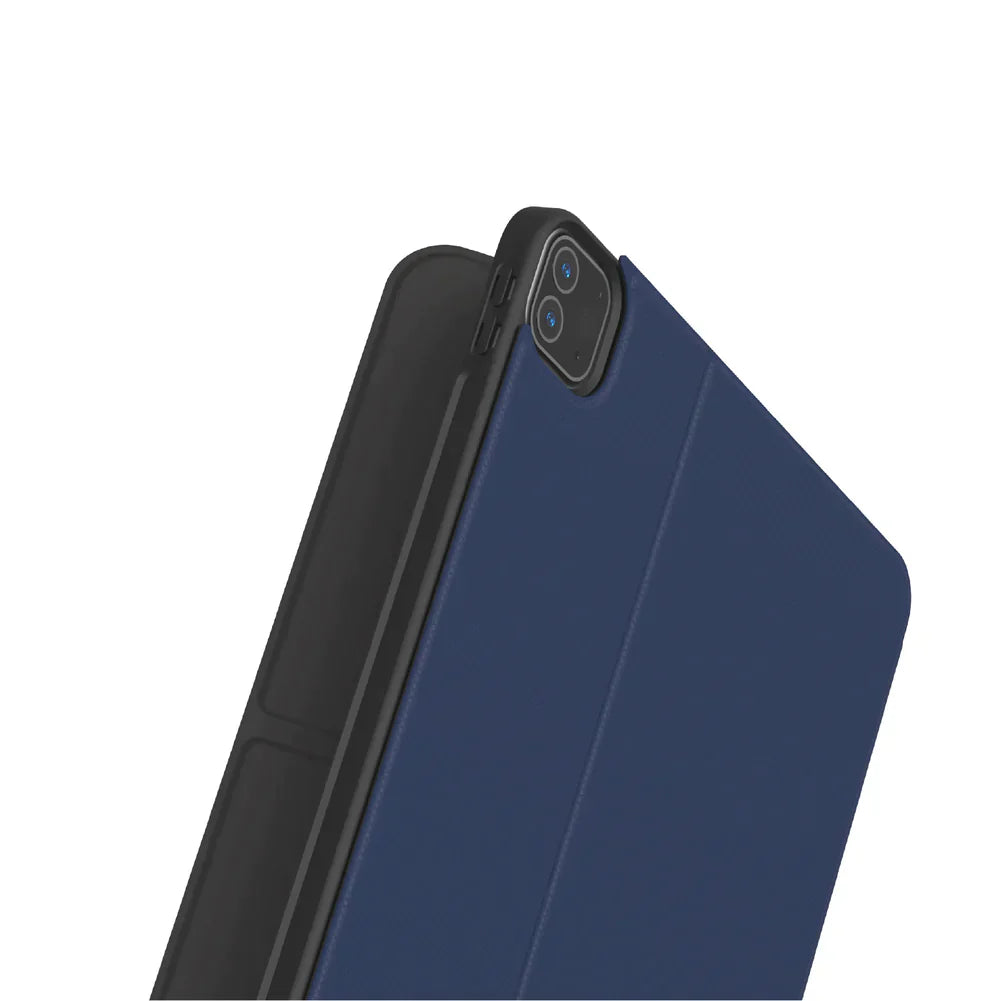 AmazingThing Anti-Microbial Evolution Folio Case for iPad 11 inch - Blue