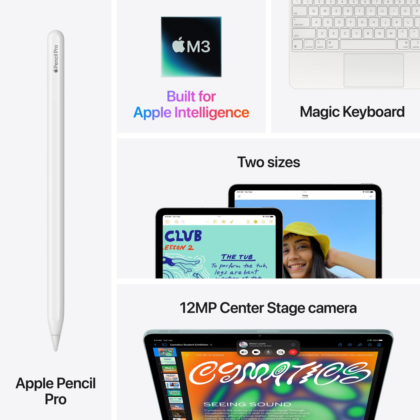13-inch iPad Air Wi-Fi + Cellular 128GB - Blue (M3)
