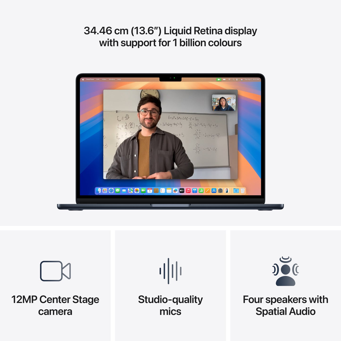 13-inch MacBook Air: Apple M4 chip with 10-core CPU and 8-core GPU, 256GB SSD - Midnight