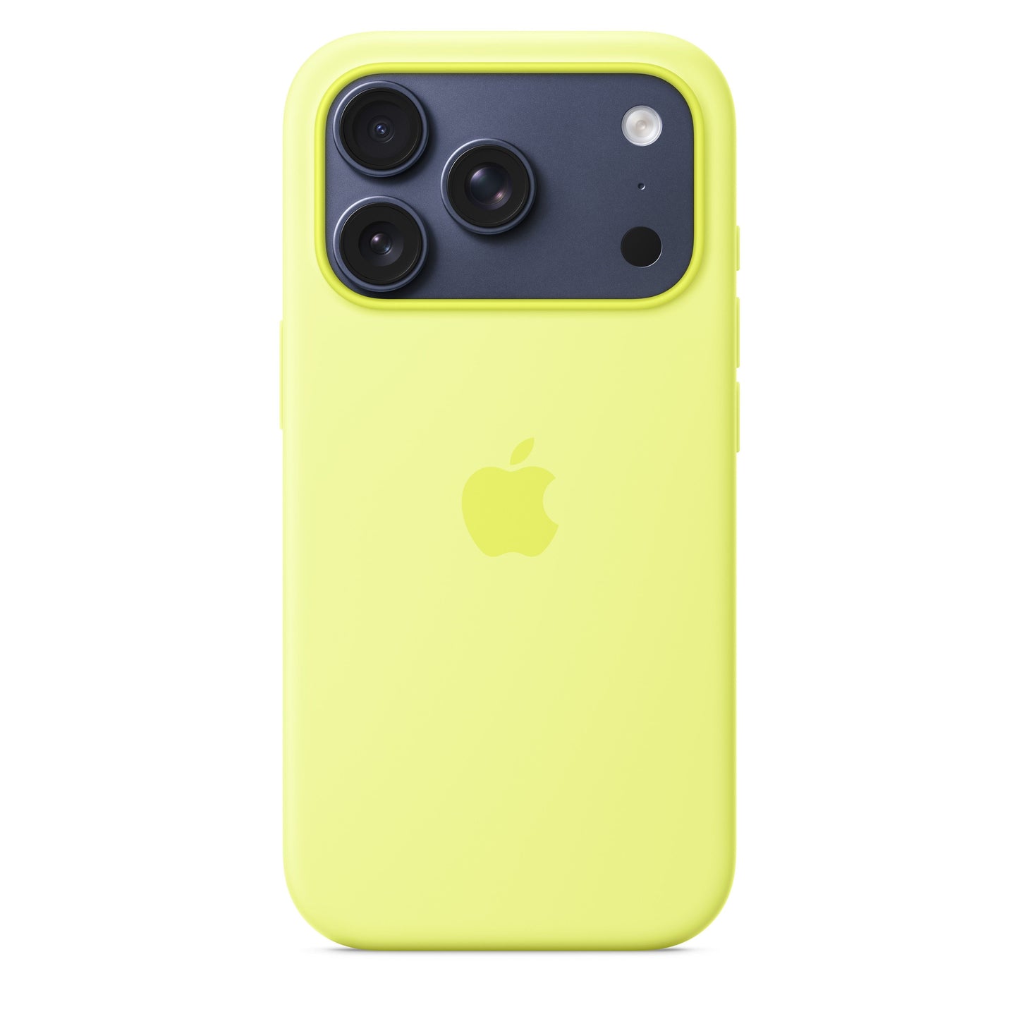 iPhone 17 Pro Silicone Case with MagSafe – Neon Yellow