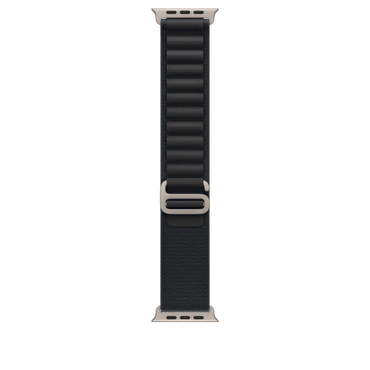 49mm Black Alpine Loop - Large - Natural Titanium Finish