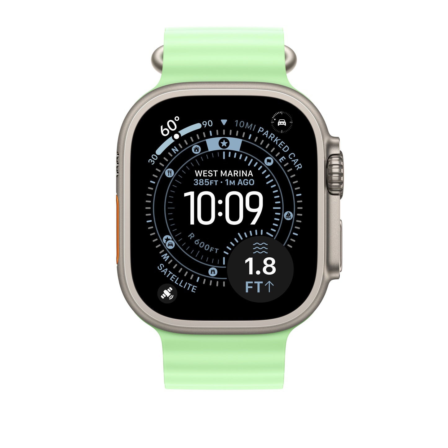 49mm-neon-green-ocean-band-extension-natural-titanium-finish_MGCG4_AV2