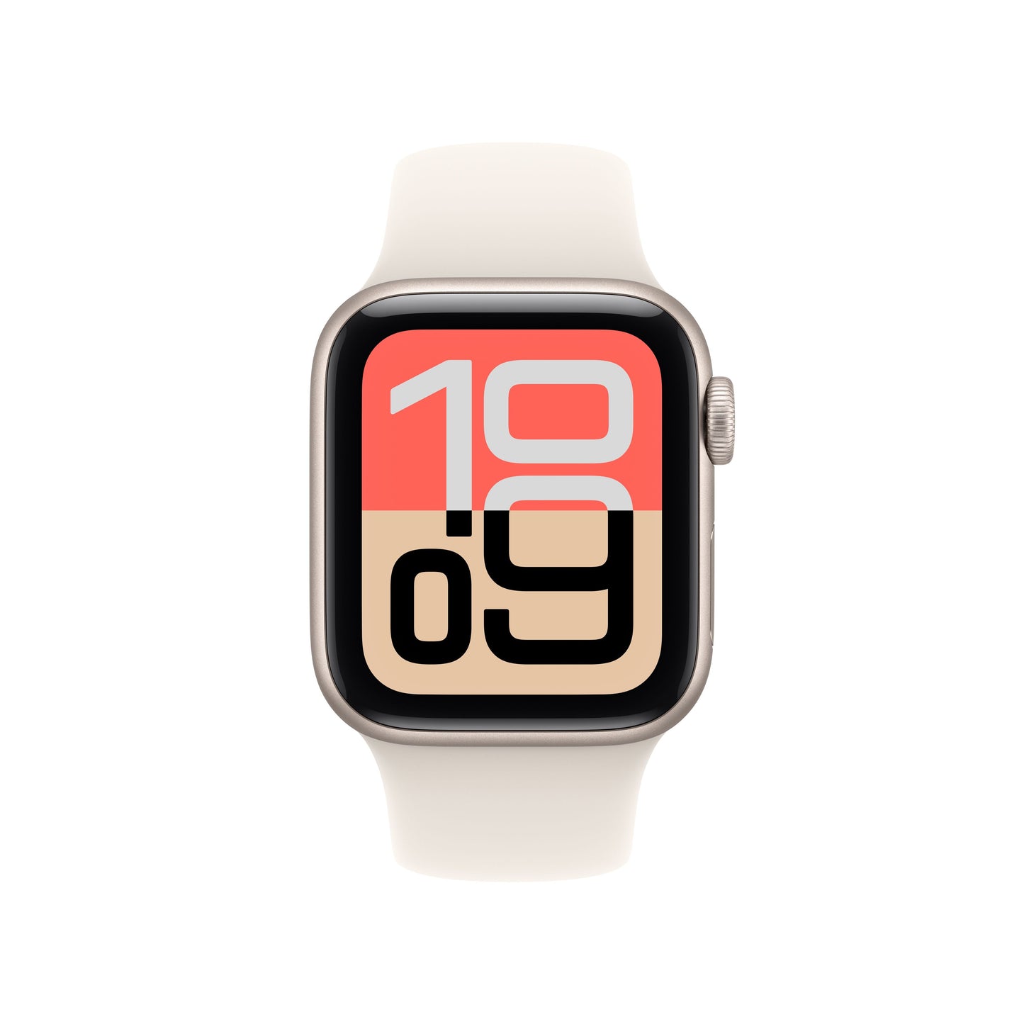 Apple Watch SE 3 GPS 40mm Starlight Aluminium Case with Starlight Sport Band - M/L