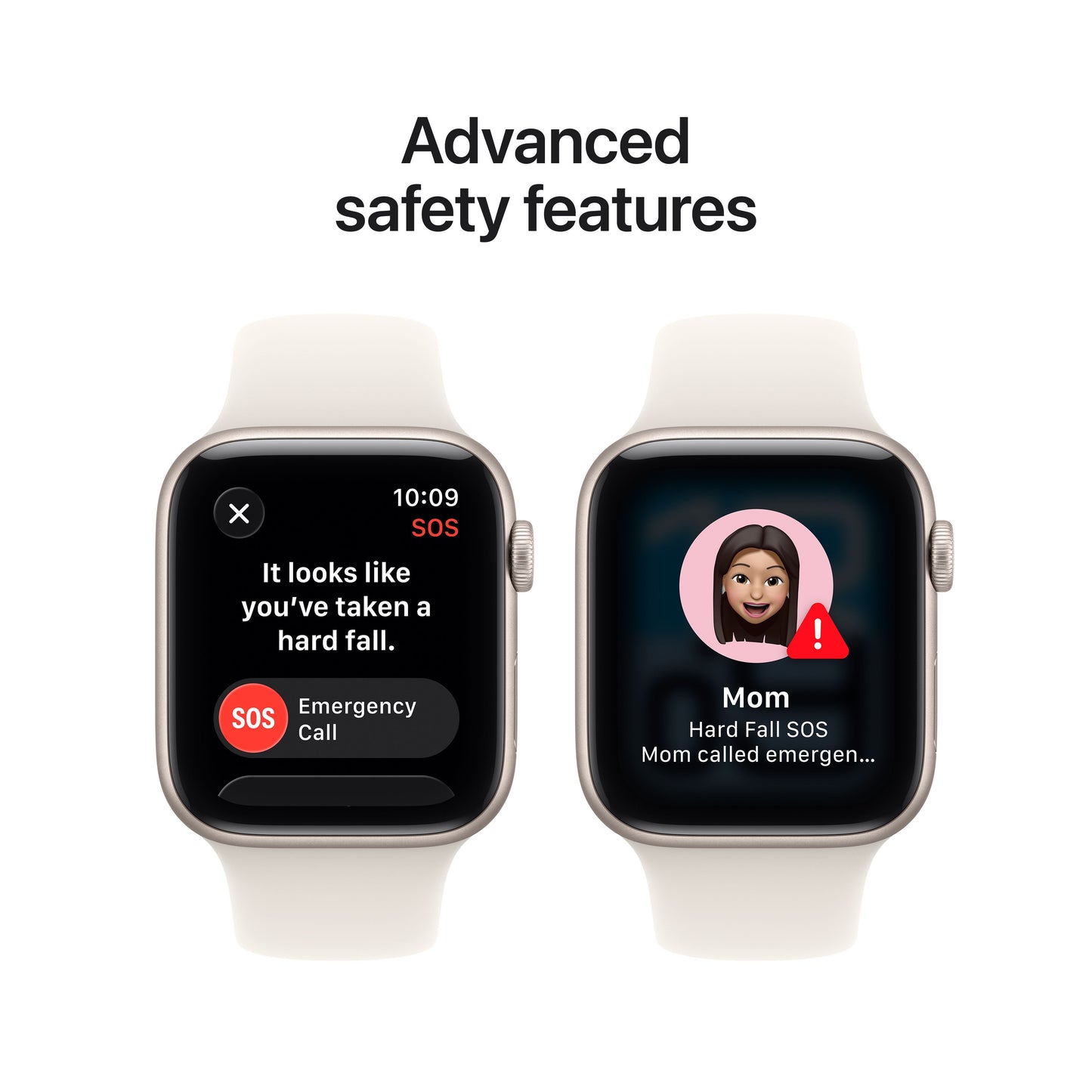 Apple Watch SE 3 GPS + Cellular 44mm Starlight Aluminium Case with Starlight Sport Band - M/L