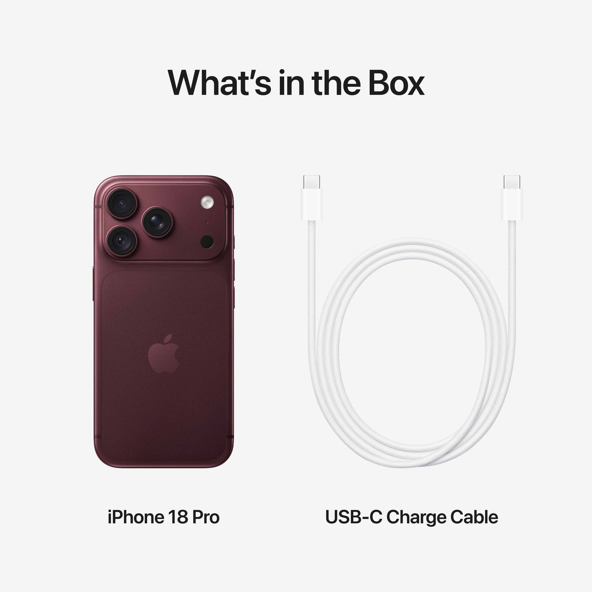 iPhone 18 Pro 512GB Burgundy