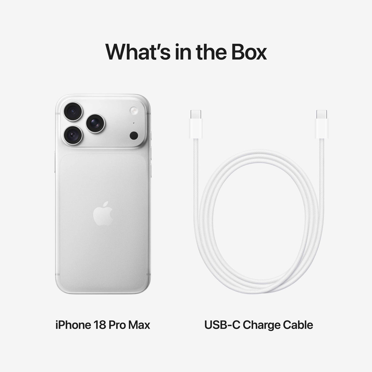iPhone 18 Pro Max 512GB Silver