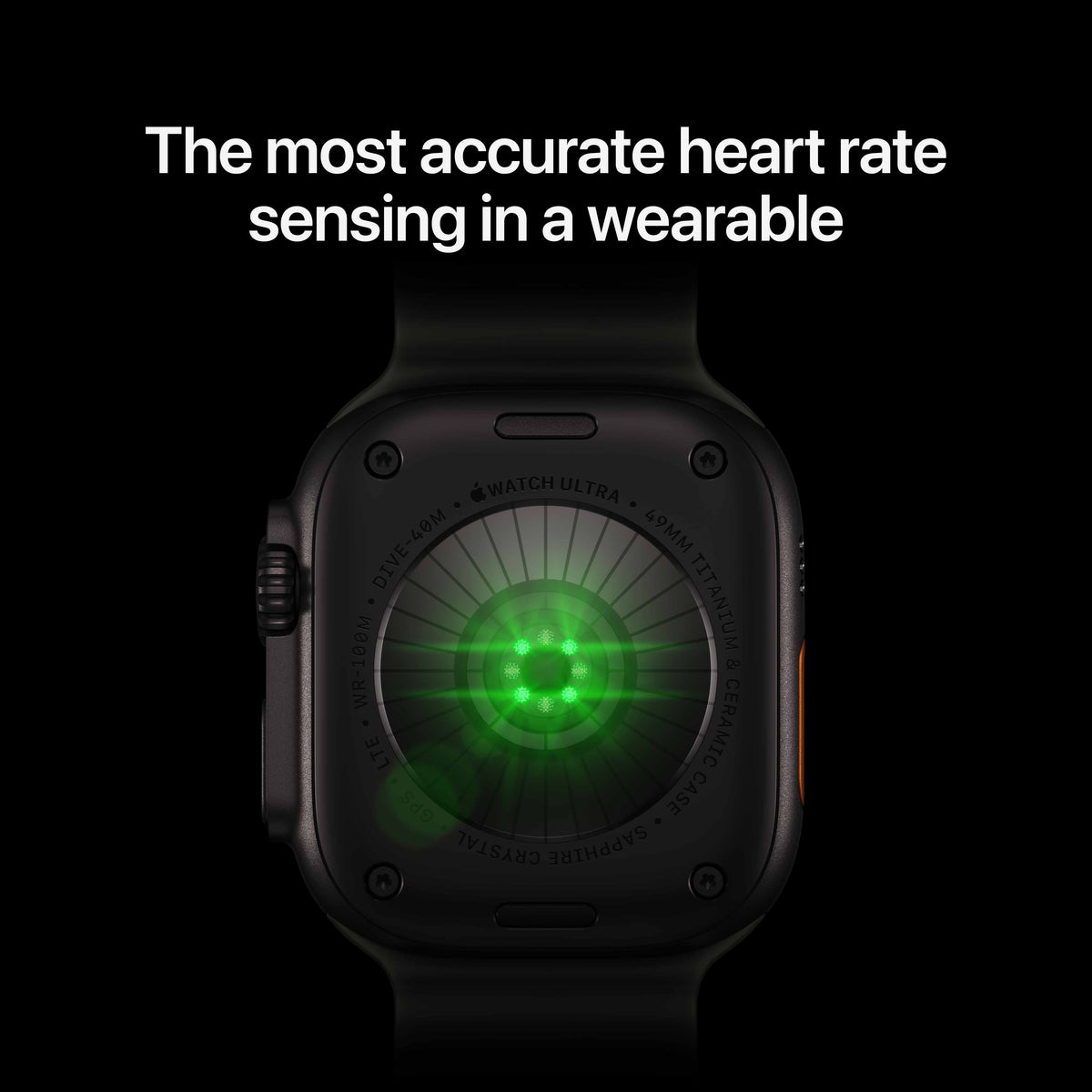 Apple Watch Ultra 4 GPS + Cellular 49mm Black Titanium Case with Burgundy Trail Loop - S/M