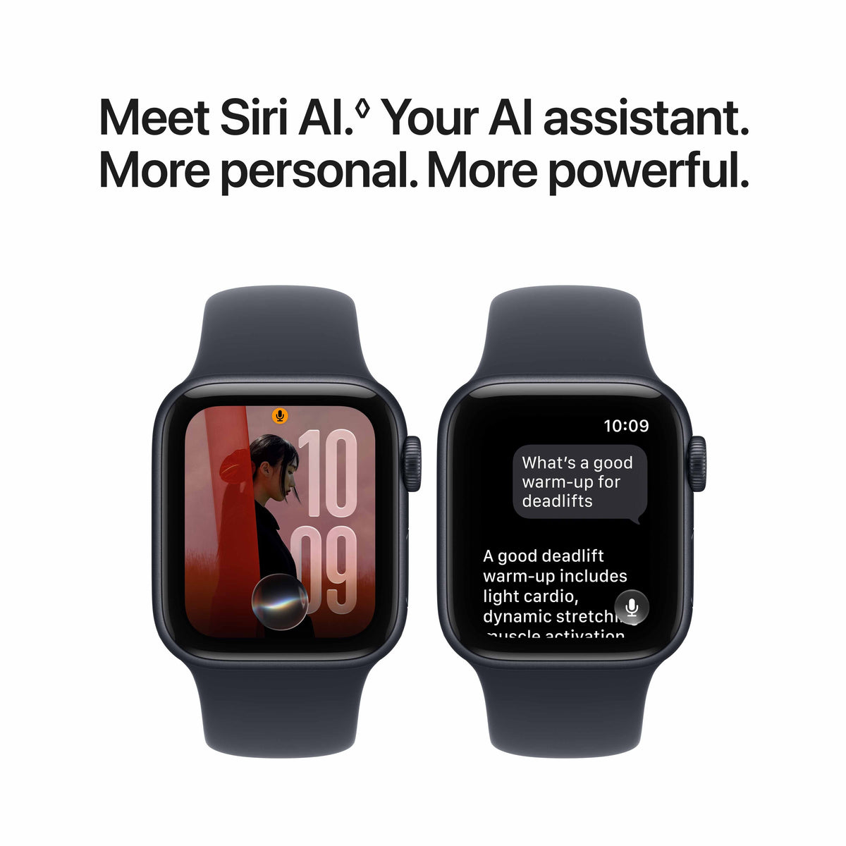 Apple Watch SE 3 GPS + Cellular 40mm Midnight Aluminium Case with Navy Blue Sport Band - S/M