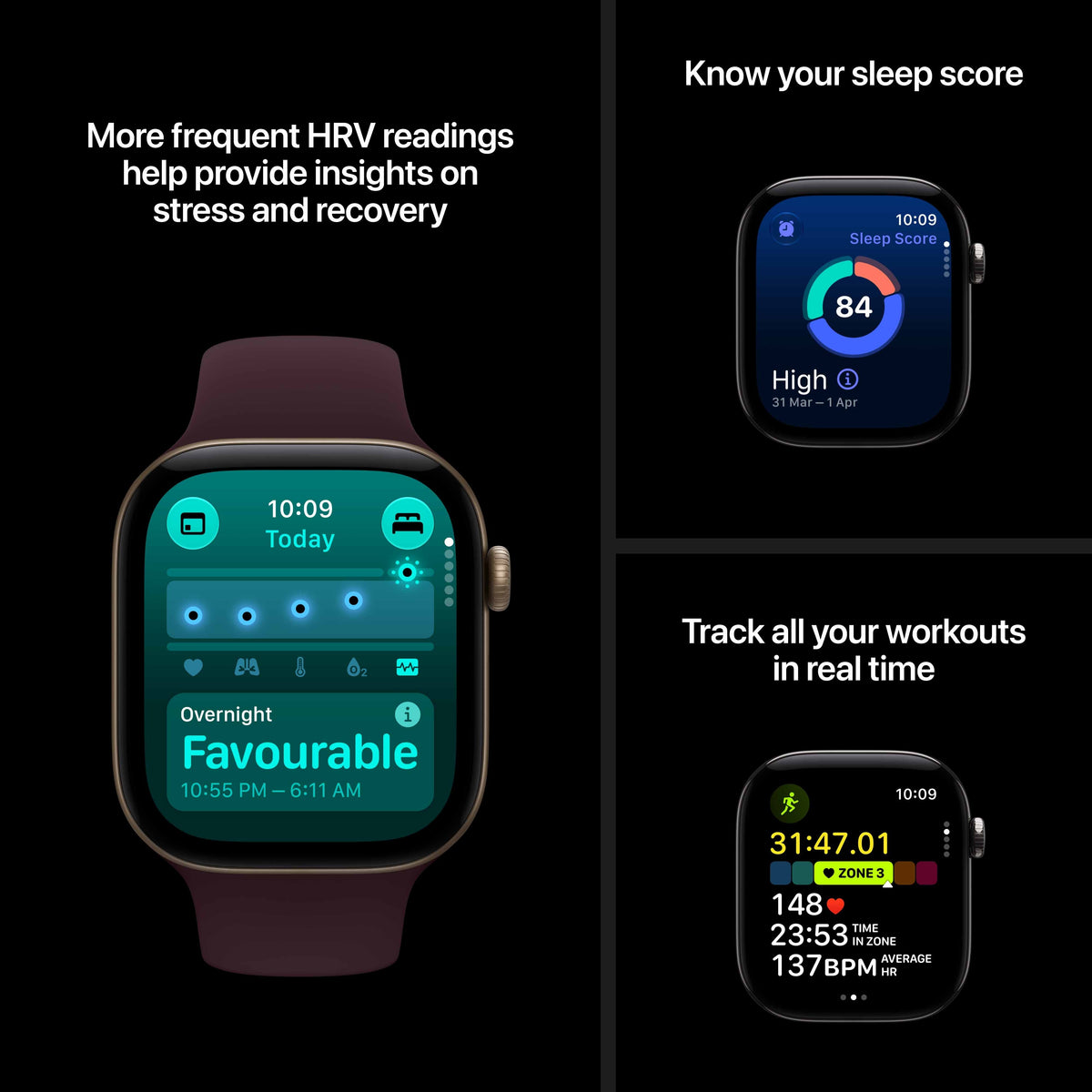 Apple Watch Series 12 GPS + Cellular 46mm Radiant Gold Titanium Case with Radiant Gold Milanese Loop - M/L
