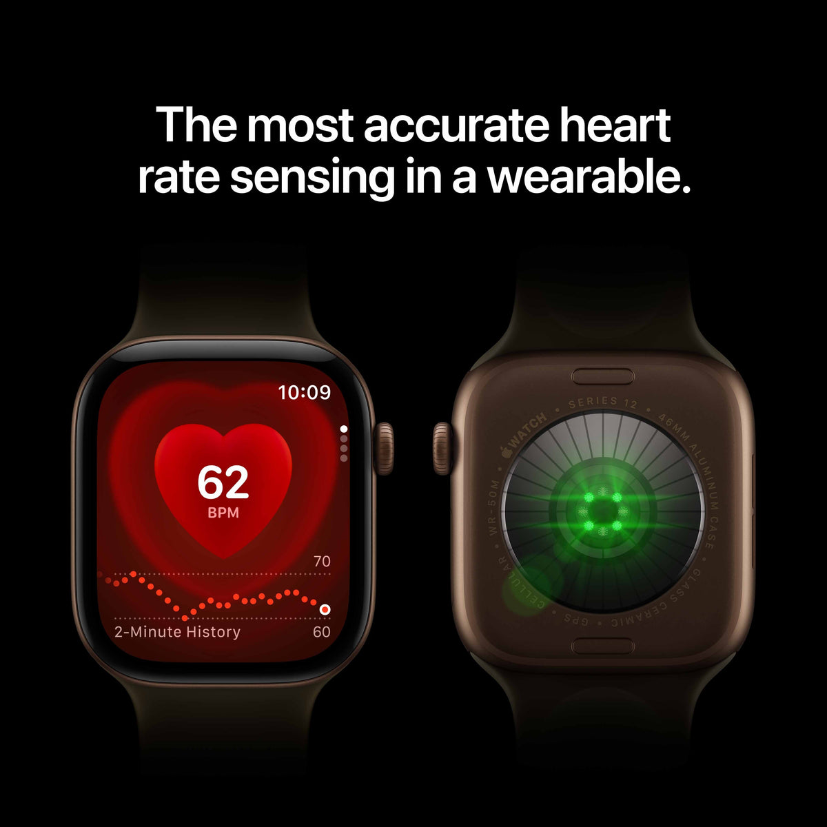 Apple Watch Series 12 GPS + Cellular 46mm Space Grey Aluminium Case with Navy Blue Sport Band - S/M