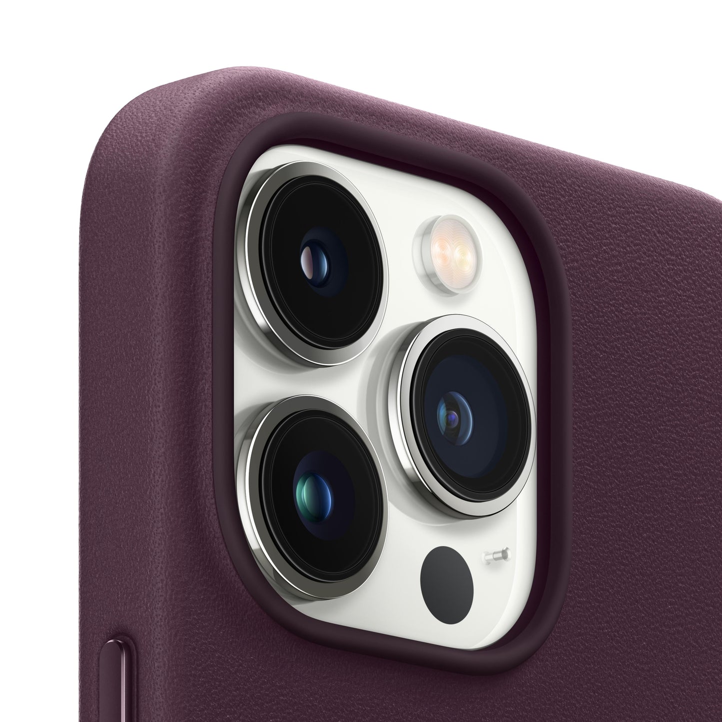 iPhone 13 Pro Max Leather Case with MagSafe - Dark Cherry