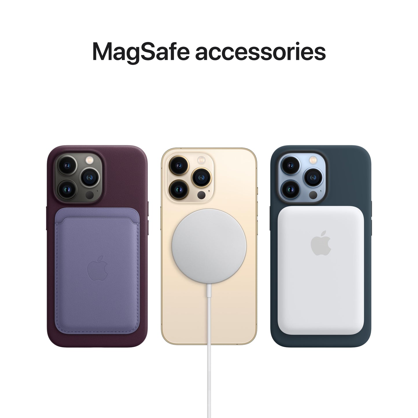 iPhone 13 Pro Max Leather Case with MagSafe - Midnight