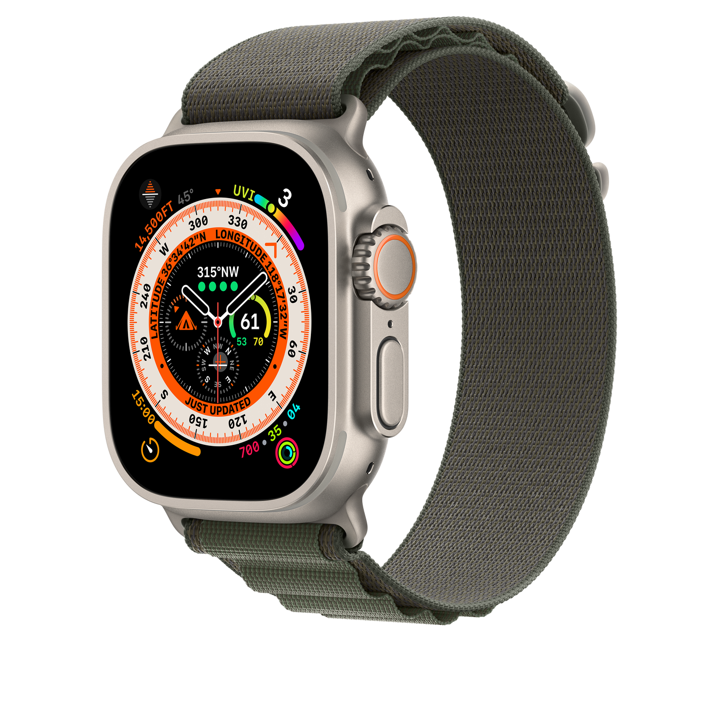 49mm Green Alpine Loop -Medium