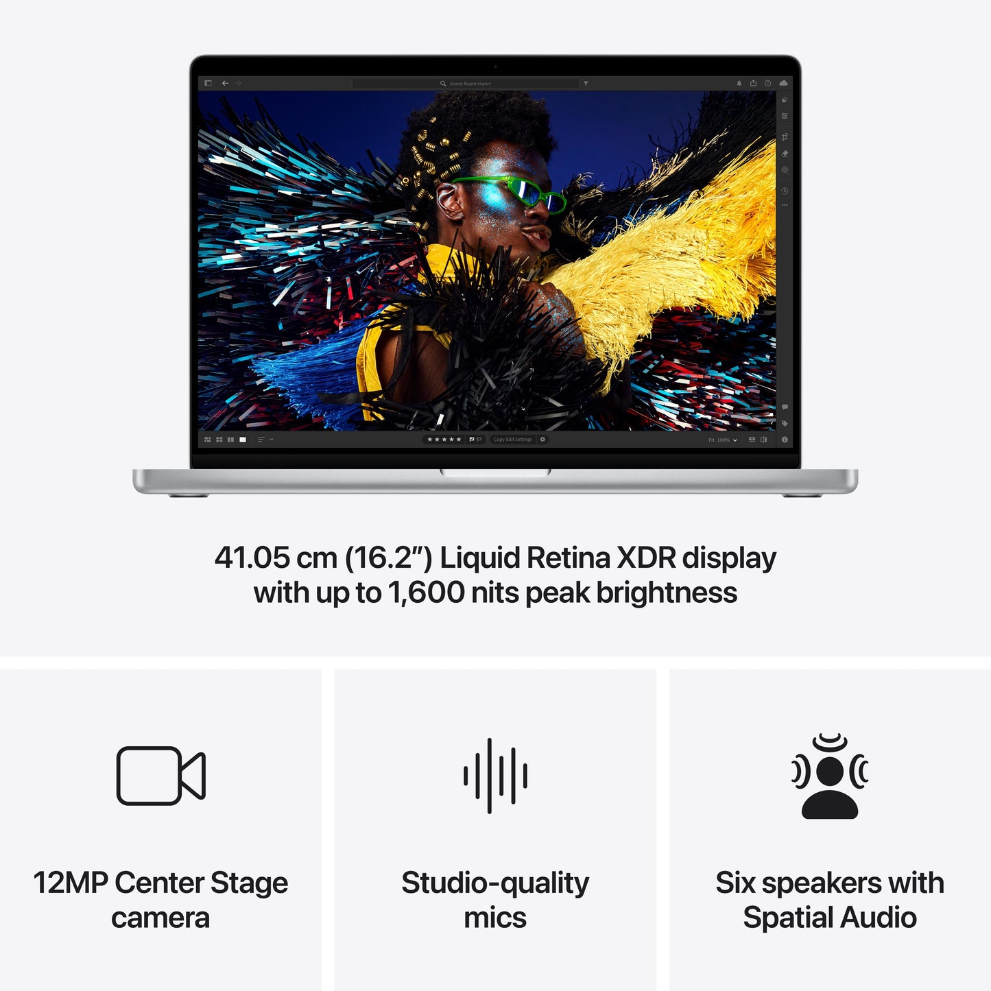 16-inch MacBook Pro: Apple M4 Pro chip with 14?core CPU and 20?core GPU, 512GB SSD - Silver