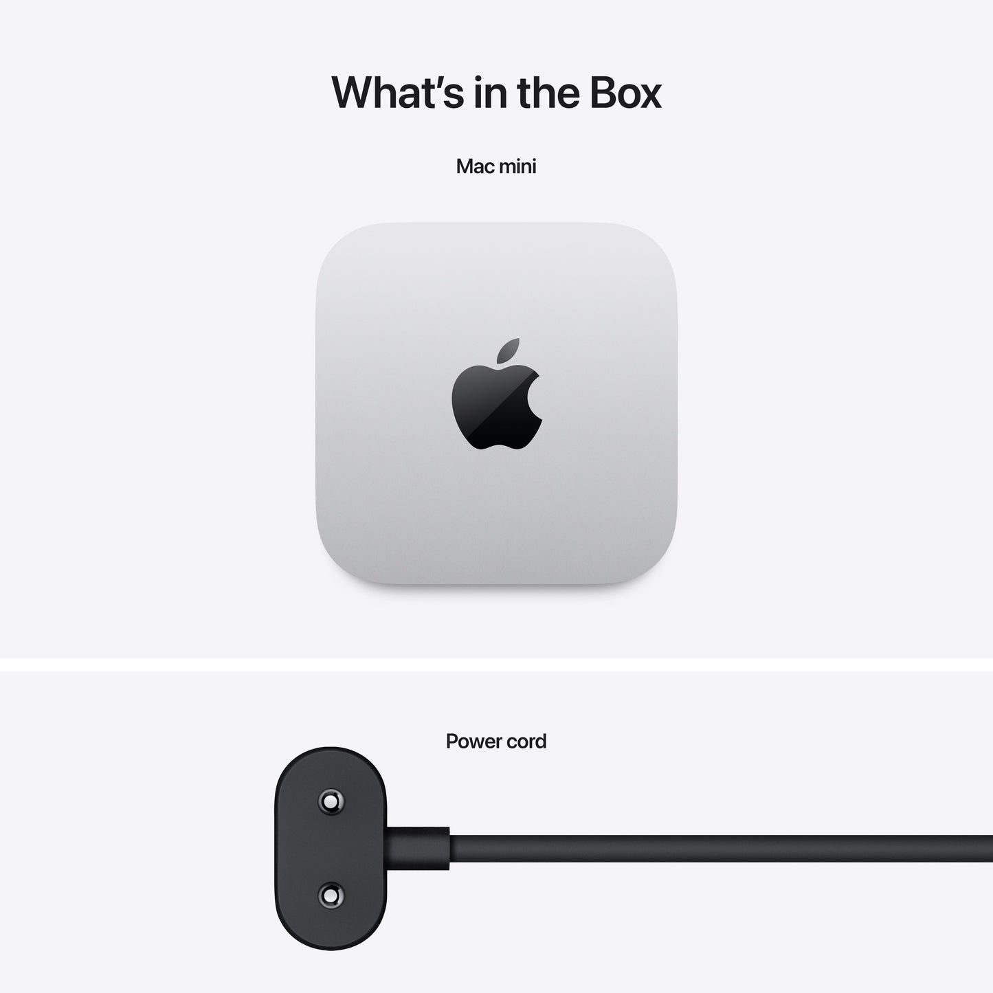 Mac mini: Apple M4 chip with 10-core CPU and 10-core GPU, 512GB SSD - Silver