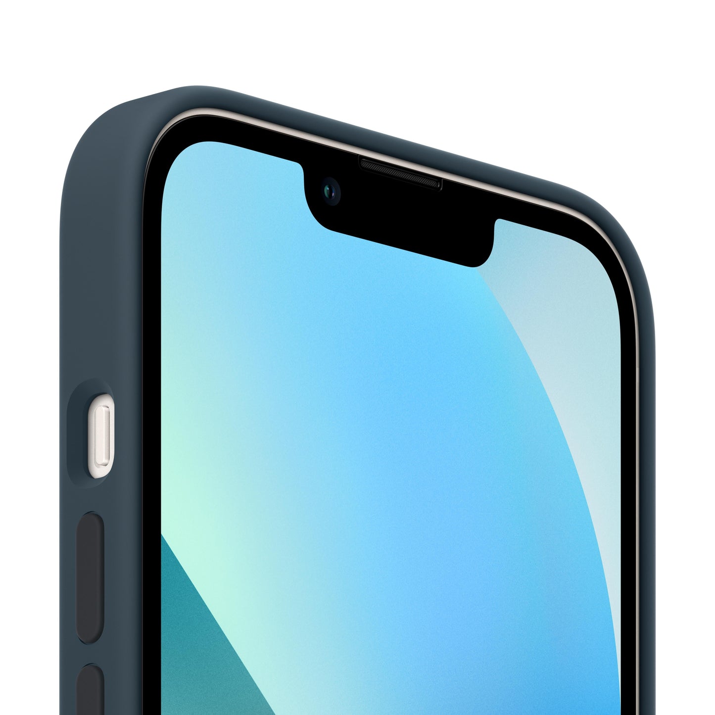 iPhone 13 Silicone Case with MagSafe-Abyss Blue