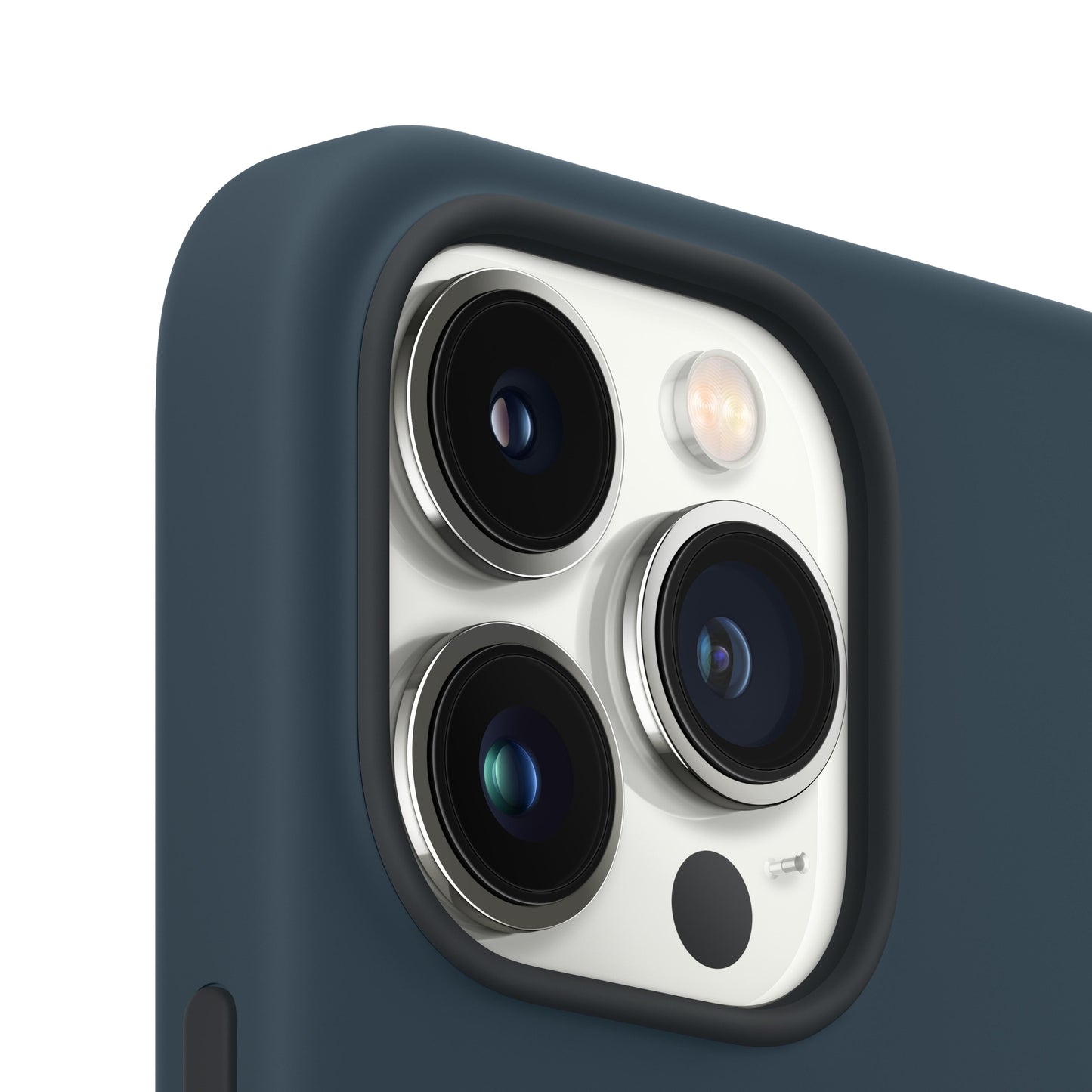 iPhone 13 Pro Max Silicone Case with MagSafe- Abyss Blue