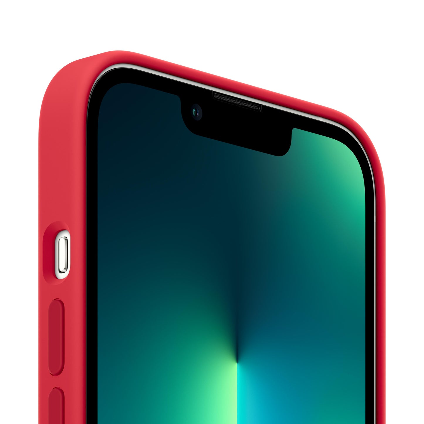 iPhone 13 Pro Silicone Case with MagSafe-(PRODUCT)RED