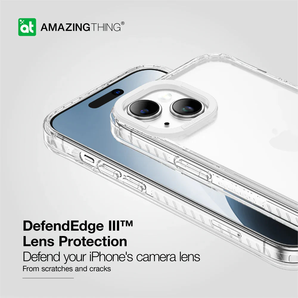 AmazingThing Titan Pro Drop-proof Case for iPhone 15 - Clear