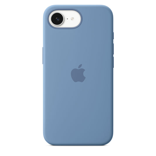 iPhone 16e Silicone Case  Winter Blue