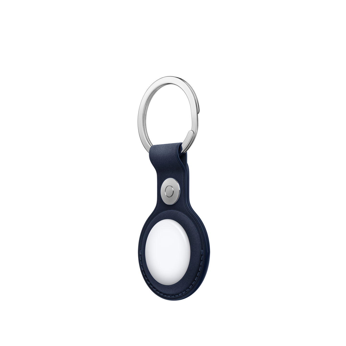 AirTag FineWoven Key Ring - Deep Blue