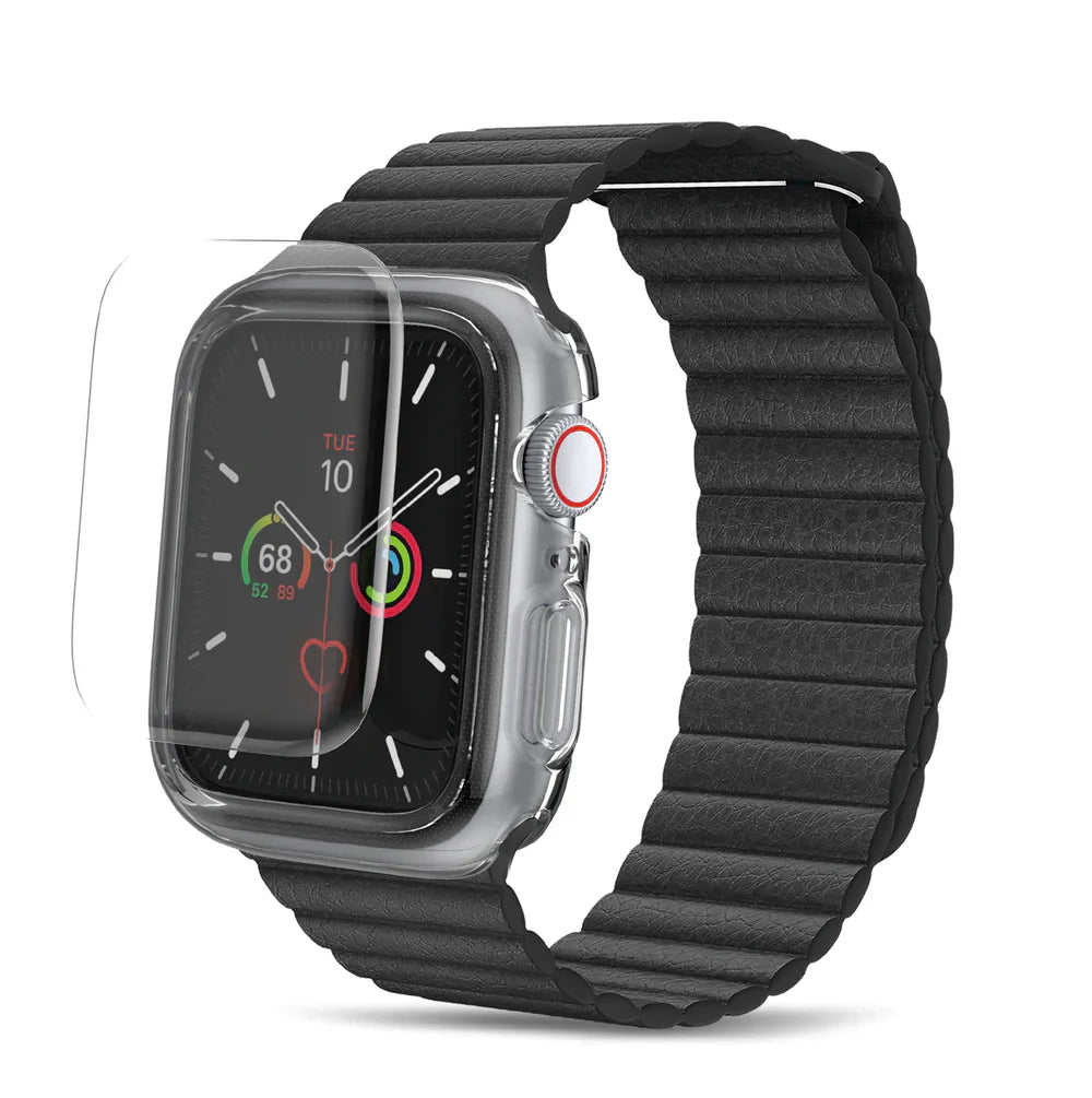 AmazingThing OUTRE Case with Screen Protector for Apple Watch 40mm - Clear