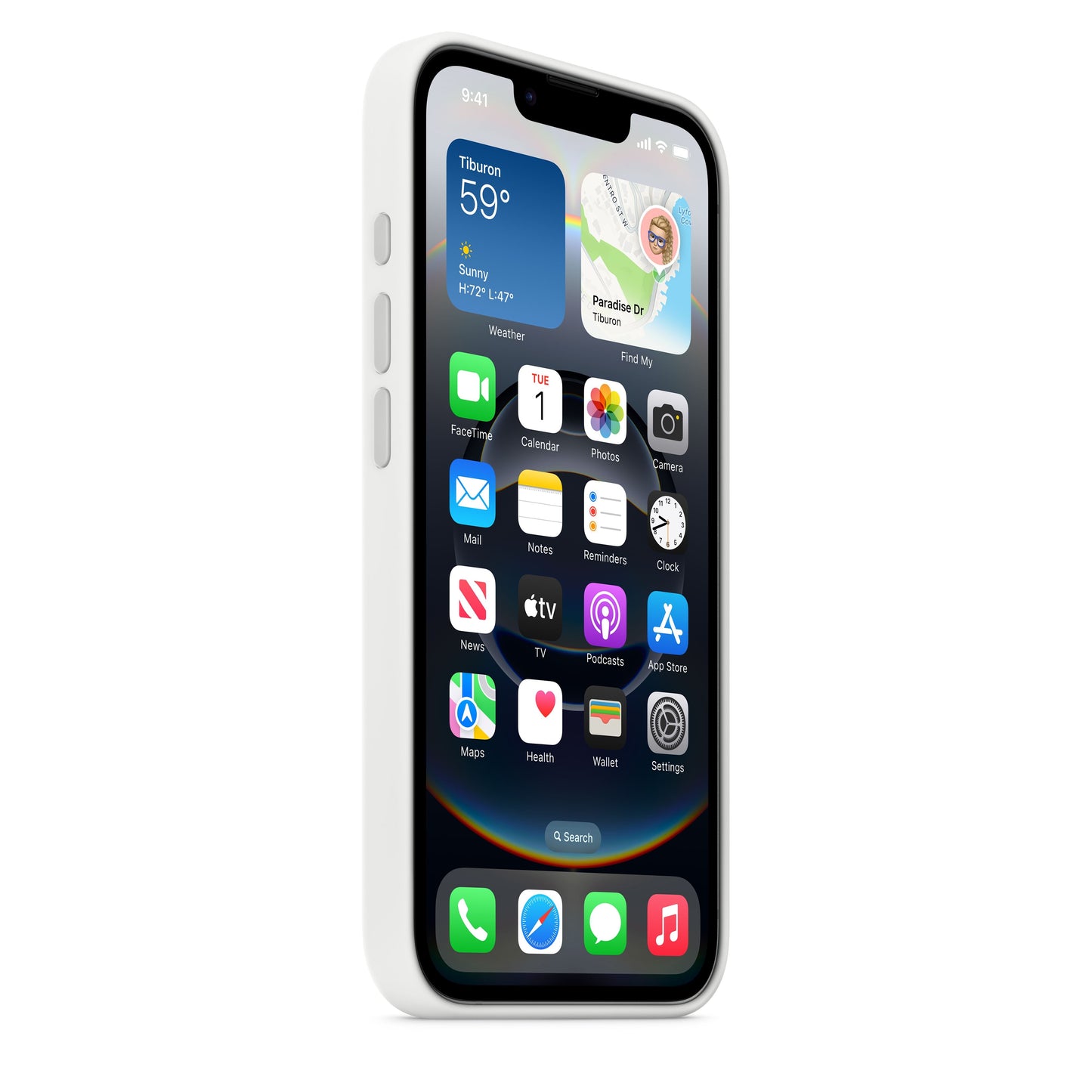 iPhone 16e Silicone Case  White