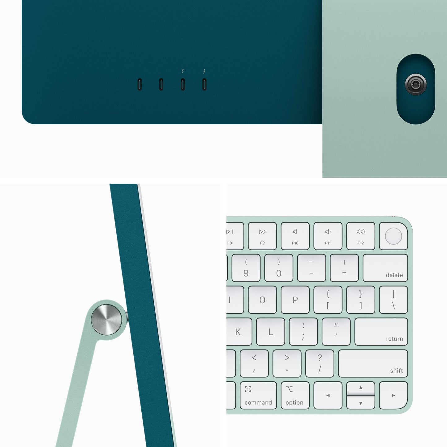 24-inch iMac with Retina 4.5K display: Apple M3 chip with 8?core CPU and 10?core GPU, 256GB SSD - Green