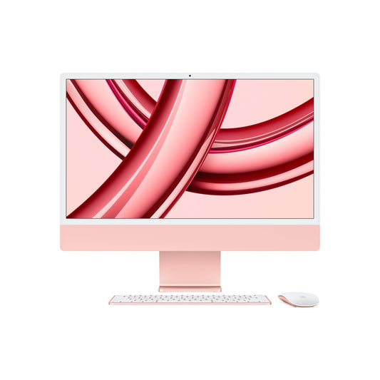24-inch iMac with Retina 4.5K display: Apple M3 chip with 8?core CPU and 10?core GPU, 512GB SSD - Pink