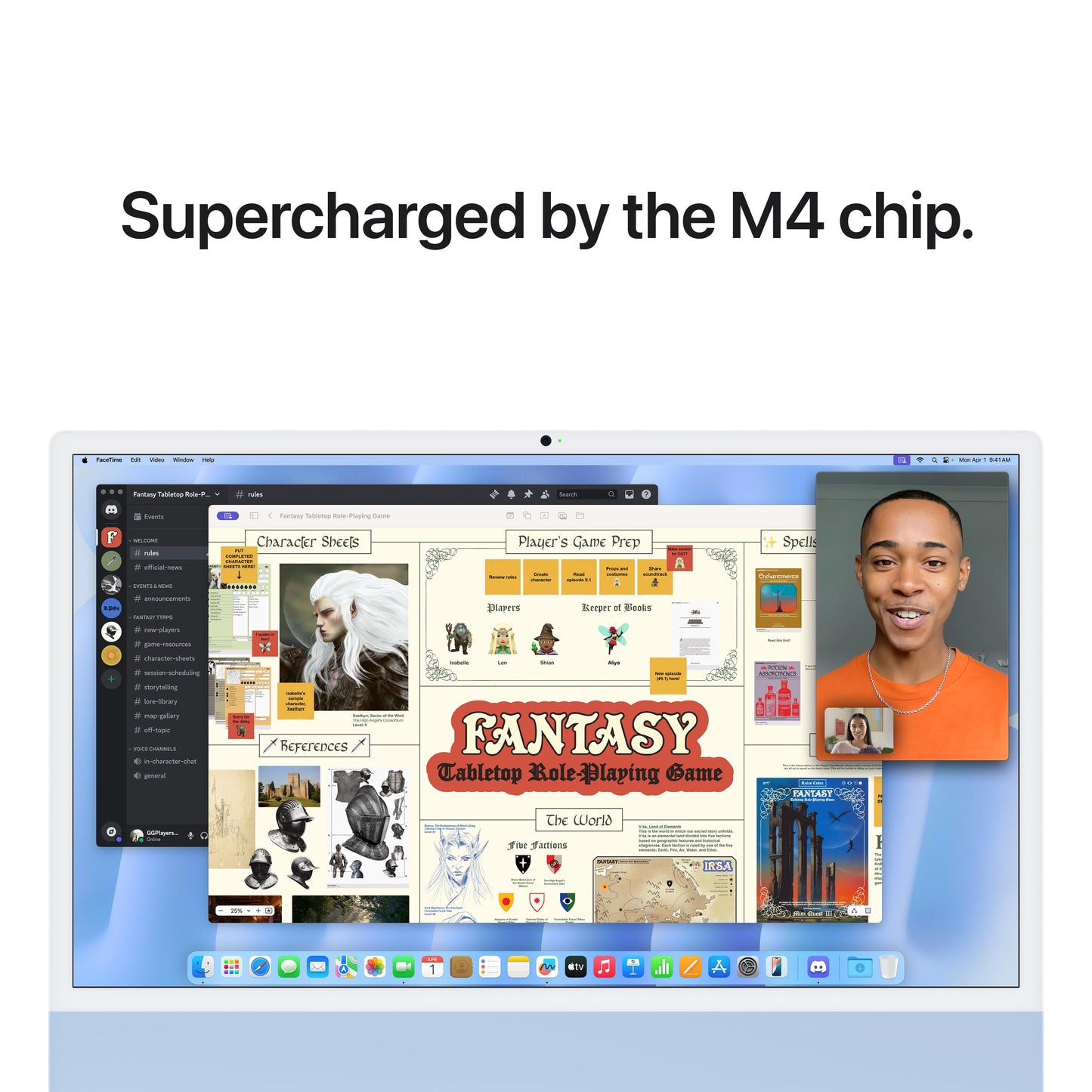 24-inch iMac with Retina 4.5K display: Apple M4 chip with 8-core CPU and 8-core GPU, 256GB SSD - Blue