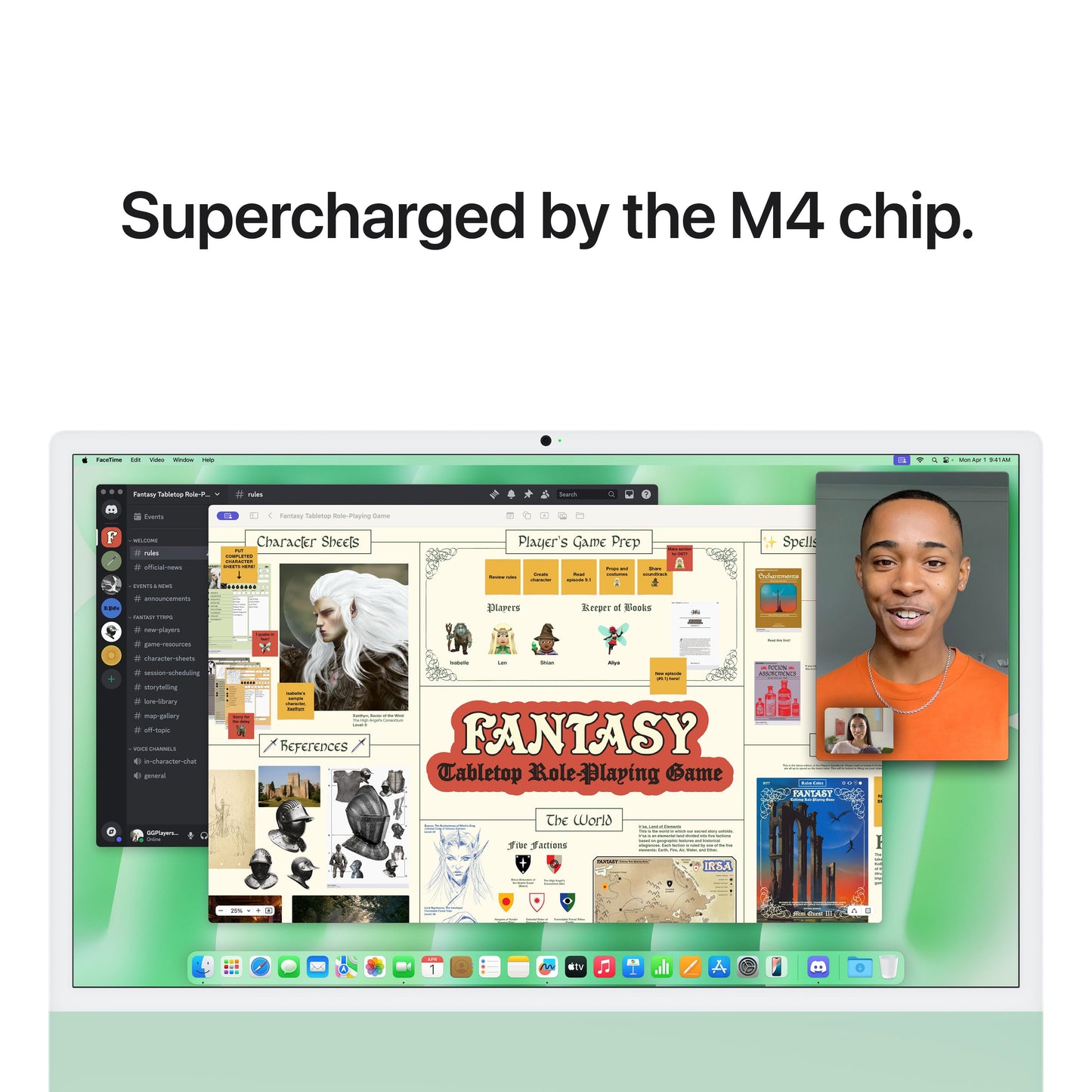24-inch iMac with Retina 4.5K display: Apple M4 chip with 8-core CPU and 8-core GPU, 256GB SSD - Green